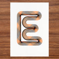 Letter E