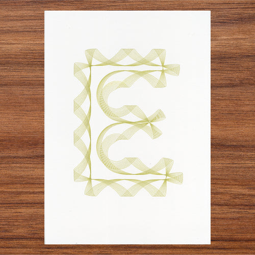 Letter E