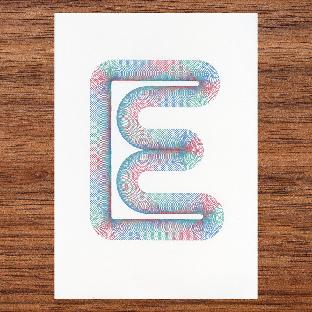 Letter E